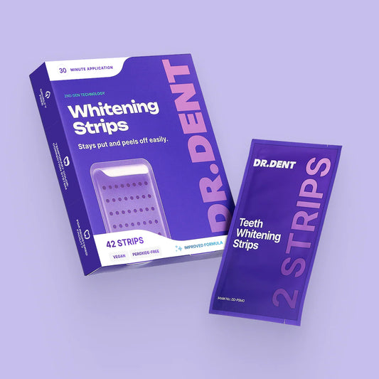 A Bright Smile, in just 30 Minutes with Dr Dent Whitening Strips